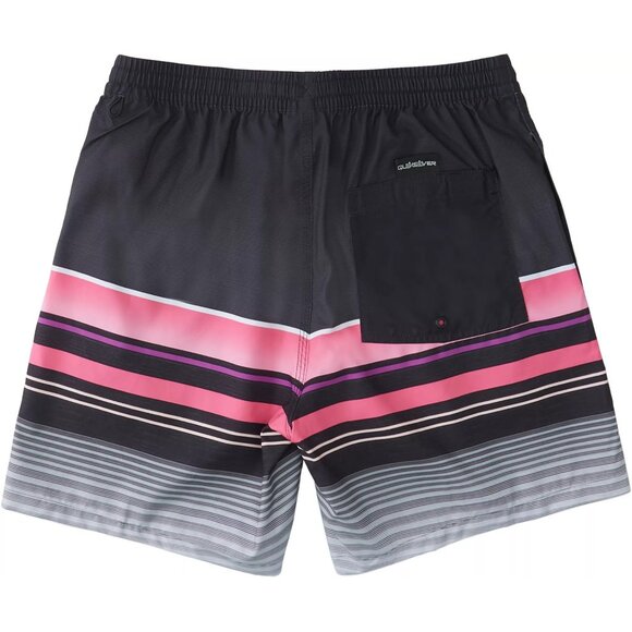 Quiksilver Men Swell Vision Volley Short AQYJV03112-KVJ3 Black Pink Size L Large - Picture 2 of 4